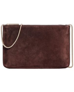 Kenneth Cole Highline Disco Leather Mini Crossbody Handbag - Brown