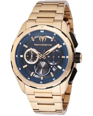 TechnoMarine Tm-318096 Ocean Quartz Navy Blue Dial Watch