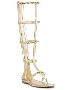 INC International Concepts Harini High-rise Gladiator Sandals - White