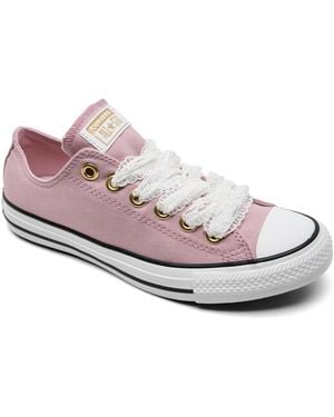 Converse Chuck Taylor All Star Lace Low Top Sneakers From Finish Line - White