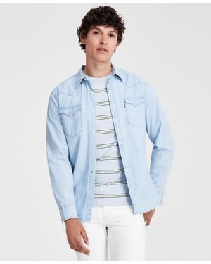 Levi's Classic Standard Fit Western Shirt - Blue