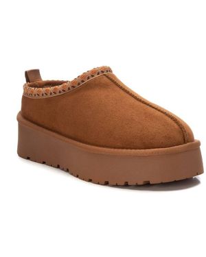 Xti Suede Slippers By - Brown