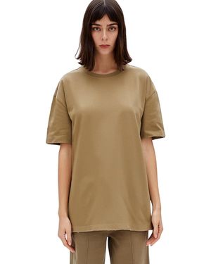 Pcfg Cotton Destroyed Logo Tee - Brown