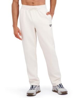 Reebok Regular Fit Fleece Pants - White