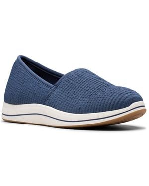 Clarks Cloudsteppers Breeze Stretch Slip-on Shoes - Blue