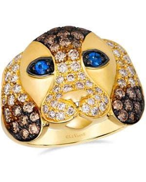 Le Vian Chocolate Diamond Round Ring (1.21 Ct. T.w. - Metallic
