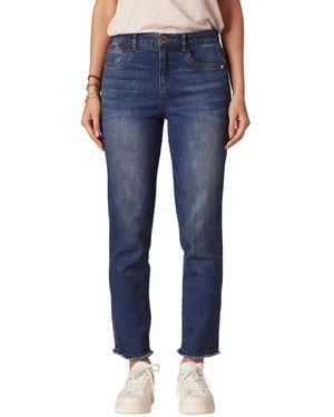 Democracy "ab" Solution Slim Straight Leg Jean - Blue
