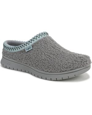 Ryka Stellar Cozy Mule Clogs - Gray
