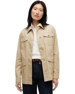 Tommy Hilfiger Collared Utility Field Jacket - Natural