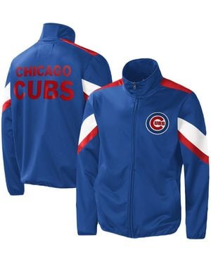 G-III 4Her by Carl Banks Chicago Cubs Earned Run Full-zip Jacket - Blue