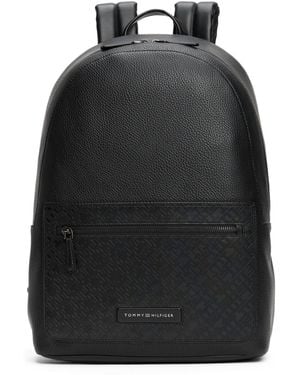 Tommy Hilfiger Monogram Backpack - Black
