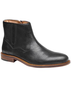 Johnston & Murphy Ripley Inside Zip Boots - Black