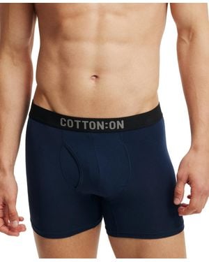 Cotton On Regular Fit Trunks - Blue