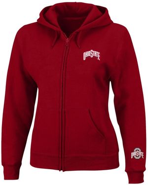Profile Ohio State Buckeyes Plus Size Full-zip Hooded Jacket - Red