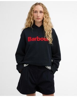 Barbour Hartland Long-sleeve Hoodie - Blue