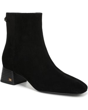 Sam Edelman Paige Zipper Booties - Black
