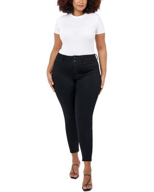 Seven7 Plus Size High Rise Curvy legging Jeans - Black