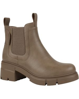 Gc Shoes William Pull Tab Lug Sole Chelsea Booties - Brown
