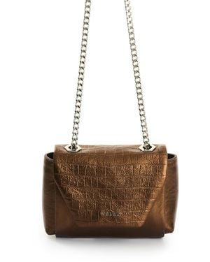 Velez Leather Crossbody Bag - Brown