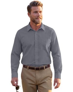 Kingsize Big & Tall Wrinkle-free Dress Shirt - Blue