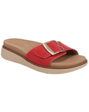 Dr. Scholls Paradis Slide Wedge Sandals - Red