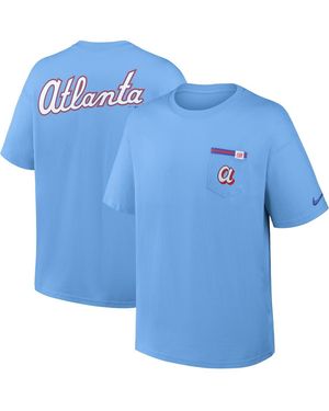 Nike Atlanta Braves City Connect Max90 Pocket T-shirt - Blue