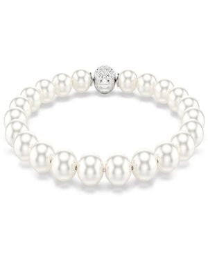 Swarovski Rhodium-plated Matrix Bracelet - White