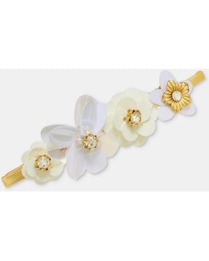 Lonna & Lilly Sequin Flower Barrette Hair Clip - Metallic