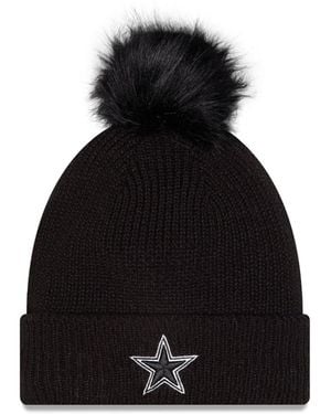 KTZ Dallas Cowboys 2026 Salute To Service Cuffed Knit - Black