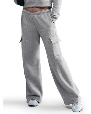 Nike Phoenix Fleece Cargo Sweatpants - Gray