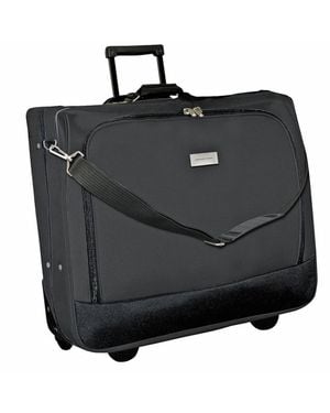 Geoffrey Beene Rolling Garment Carrier - Black