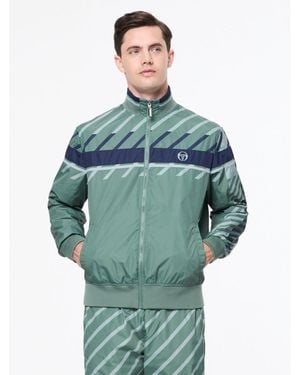 Sergio Tacchini Men Quadretto Track Jacket - Blue