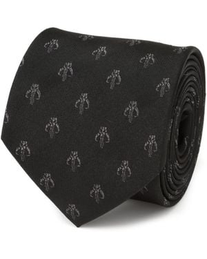 Star Wars Mandalorian Silk Tie - Black