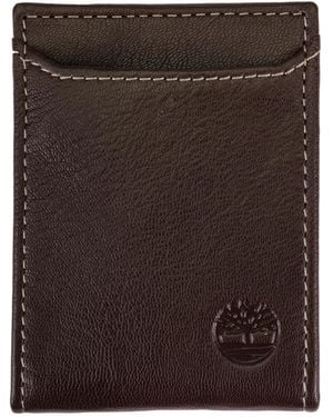 Timberland Blix Flip Clip Leather Wallet - Black