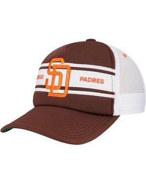 Mitchell & Ness San Diego Padres Sideline Trucker Adjustable Hat - Brown
