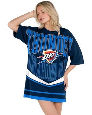 Concepts Sport Oklahoma City Thunder Mosaic Knit Nightdress - Blue