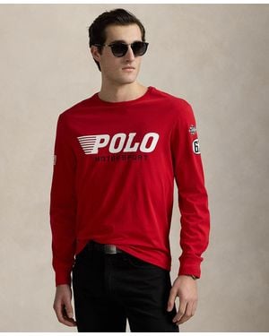 Polo Ralph Lauren Standard-fit Jersey Graphic T-shirt - Red