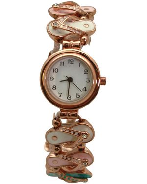 Olivia Pratt Flip Flops Theme Watch - Metallic