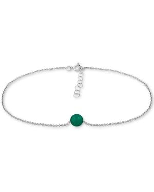 Giani Bernini Aventurine Ankle Bracelet - White