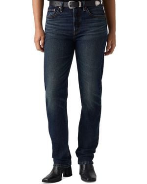Levi's 501 High-rise Straight-leg Denim Jeans - Blue