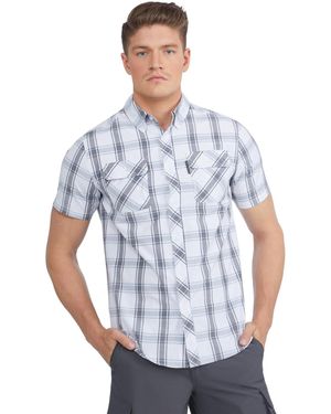 Ecko' Unltd Workwear Short Sleeve Woven Shirt - Blue