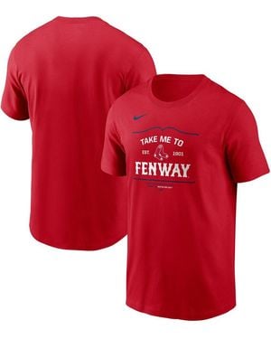 Nike Boston Sox Local Hometown T-shirt - Red