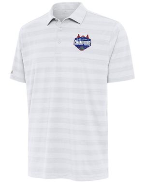 Antigua Florida Gators 2025 Ncaa Basketball National Champions Tunnel Polo Shirt - White