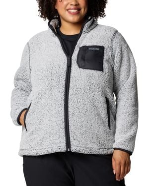 Columbia Plus Size West Bend Full Zip Ii Fleece Jacket - Gray