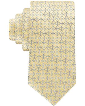 Tommy Hilfiger Derby Horse Bits Tie - Yellow