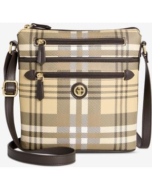 Giani Bernini Small Pebbled Crossbody - Natural