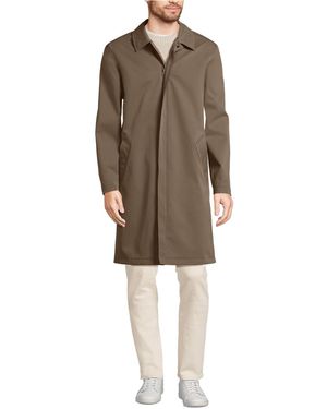 Lands' End Squall Mac Raincoat - Natural