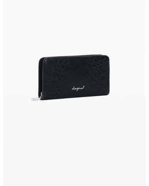 Desigual Medium Mandalas Wallet - Black