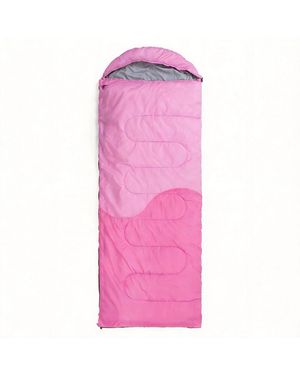 Gnuadz Sleeping Bag 3 Seasons S Camping Hiking Lightweight Portable Backpacking Spring Summer Fall Winter - Pink