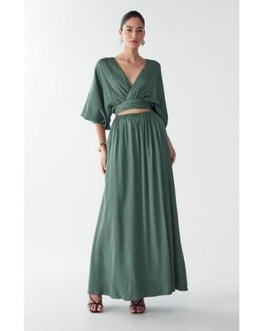 ST MRLO Rowe Maxi Dress - Green
